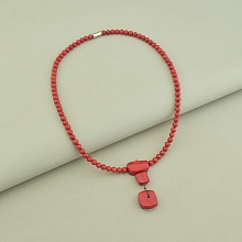 картинка Подвеска 'SUNSTONES' Коралл 40 см от магазина Wolves