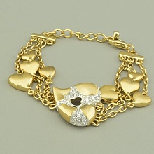 картинка Браслет 'Abella' Фианит 19 см от магазина Wolves