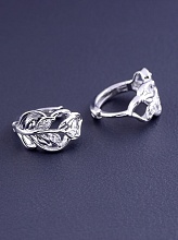 картинка Серьги 'XUPING' Фианит (родий) от магазина Wolves