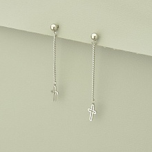 картинка Серьги 'XUPING' (родий) от магазина Wolves