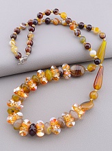 картинка Бусы Сердолик Сrystal 70 см от магазина Wolves