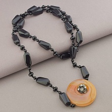 картинка Бусы Агат Сердолик Сrystal 106 см от магазина Wolves