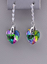 картинка Серьги 'Juleeze' Фианит (родий) от магазина Wolves