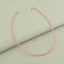 картинка Подвеска 'SUNSTONES' Шпинель Серебро(925) 38 см от магазина Wolves