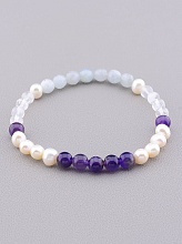 картинка Браслет 'SUNSTONES' Самоцветы 18 см от магазина Wolves