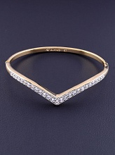 картинка Браслет 'XUPING' Фианит 17 см (позолота-родий) от магазина Wolves