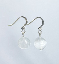 картинка Элитные Серьги Селенит №1 от магазина Wolves