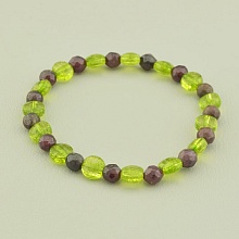 картинка Браслет 'SUNSTONES' Гранат Кварц 16 см от магазина Wolves