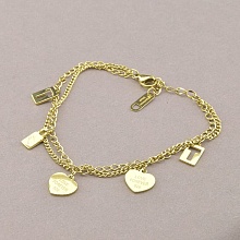 картинка Браслет 'XUPING' 17 см (позолота 14k (лимонная)) от магазина Wolves