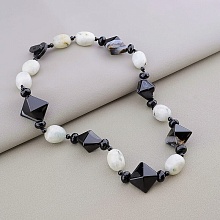 картинка Бусы Агат Лунный камень 47 см от магазина Wolves