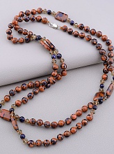 картинка Бусы Золотой Песок 120 см от магазина Wolves