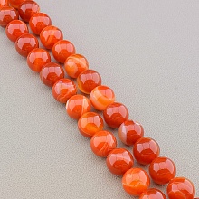 картинка Нитка Сердолик 38 см 14 мм (Без замка) от магазина Wolves