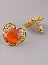 картинка Серьги 'Fashion' Кошачий глаз Бижутерный сплав6 4 г от магазина Wolves