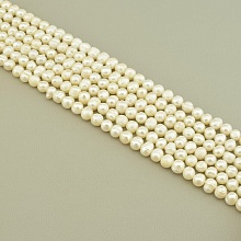 картинка Нитка Жемчуг 33 см 7 5 мм (Без замка) от магазина Wolves