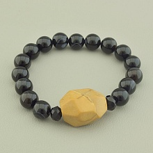 картинка Браслет 'SUNSTONES' Агат Чешский хрусталь Яшма 18 см от магазина Wolves