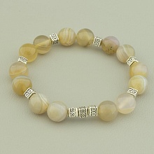 картинка Браслет 'SUNSTONES' Агат 18 см от магазина Wolves