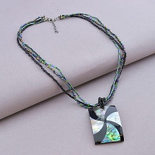 картинка Подвеска Галиотис Бисер 46 см от магазина Wolves