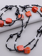 картинка Бусы Чешский хрусталь Яшма 160 см от магазина Wolves