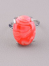 картинка Кольцо Сардоникс 20x15мм от магазина Wolves