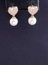 картинка Серьги 'Big Dipper' Фианит (позолота 18к) от магазина Wolves