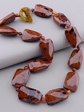 картинка Бусы Обсидиан 52 см от магазина Wolves