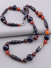 картинка Бусы Сердолик Агат 90 см от магазина Wolves