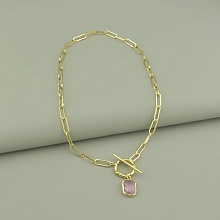 картинка Подвеска 'XUPING' Фианит 43 см (позолота 18к (лимонная)) от магазина Wolves