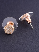 картинка Серьги 'Big Dipper' Фианит (позолота 18к) от магазина Wolves