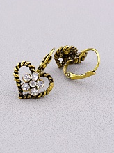 картинка Серьги 'Fashion' Сrystal Бижутерный сплав от магазина Wolves