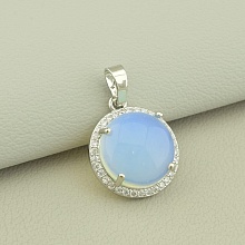 картинка Кулон Лунный камень 21x18мм от магазина Wolves