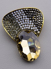картинка Брошь Сrystal 48x40мм от магазина Wolves