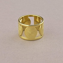 картинка Кольцо 'XUPING' (позолота 18к (лимонная)) от магазина Wolves