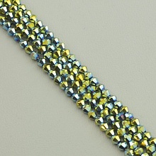 картинка Нитка Чешский хрусталь 40 см 4 5 мм (Без замка) от магазина Wolves