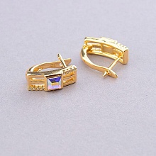 картинка Серьги 'XUPING' Фианит (позолота 18к) от магазина Wolves