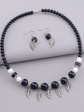 картинка Бусы+Серьги Агат 47 см от магазина Wolves