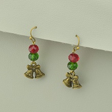 картинка Серьги 'SUNSTONES' Чешский хрусталь от магазина Wolves