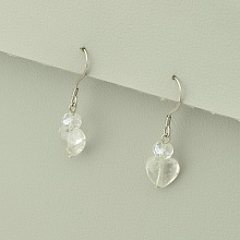 картинка Серьги 'SUNSTONES' Горный хрусталь Чешский хрусталь от магазина Wolves