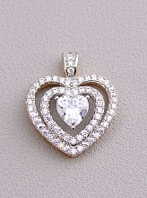 картинка Кулон 'XUPING' Фианит  (позолота-родий) от магазина Wolves