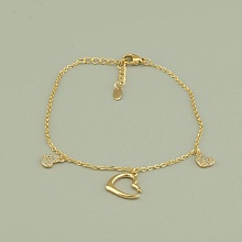 картинка Браслет 'XUPING' Фианит 18 см (позолота 18к) от магазина Wolves