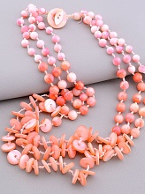 картинка Бусы Коралл 45 см от магазина Wolves