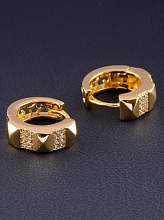 картинка Серьги 'XUPING' Фианит (позолота 18к) от магазина Wolves