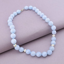 картинка Бусы 'SUNSTONES' Аквамарин 44 см от магазина Wolves