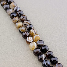 картинка Нитка Агат 38 см 12 мм (Без замка) от магазина Wolves