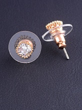 картинка Серьги 'Big Dipper' Фианит (позолота 18к) от магазина Wolves