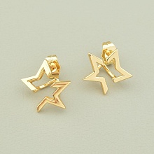 картинка Серьги 'XUPING' (позолота 18к) от магазина Wolves