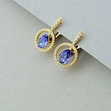 картинка Серьги 'XUPING' Swarovski (позолота 18к) от магазина Wolves