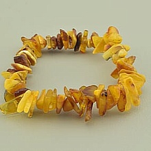 картинка Браслет 'SUNSTONES' Янтарь 17 см от магазина Wolves