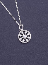 картинка Подвеска Серебро(925) Фианит 42 см от магазина Wolves