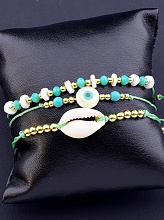 картинка Браслет 'ShangMei' Чешский хрусталь Нитка8 8 г от магазина Wolves