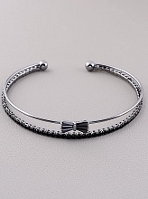 картинка Браслет 'Saiya' Фианит 18 см (хром) от магазина Wolves